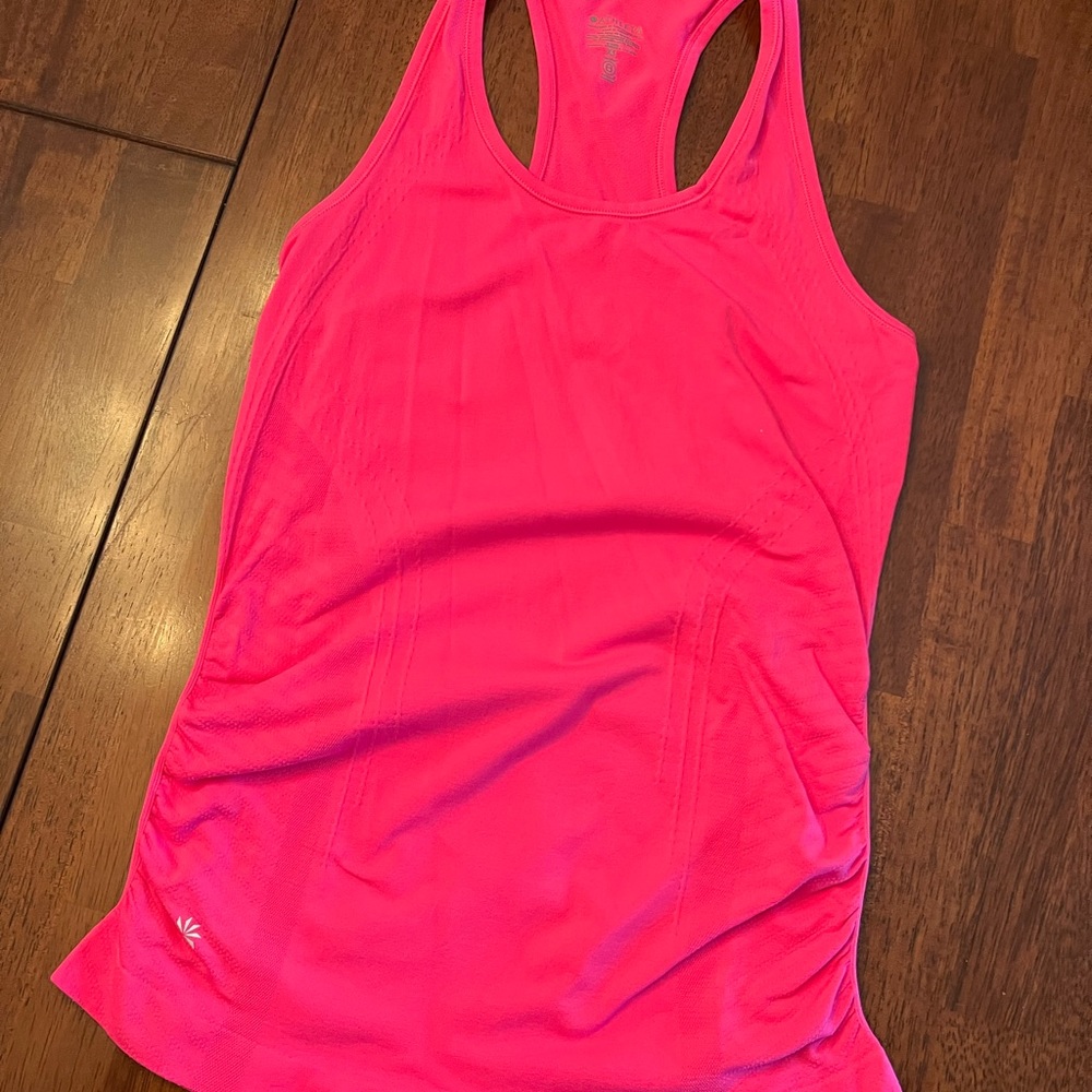 Athleta pink long tank